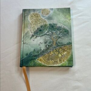 Artistic Tree Design Journal with Ribbon Bookmark